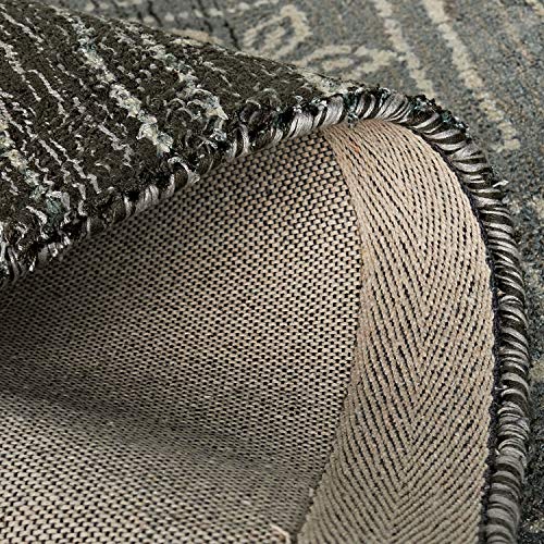 MOTINI Contemporary Viscose Area Rug 5\' x 7\' 6\