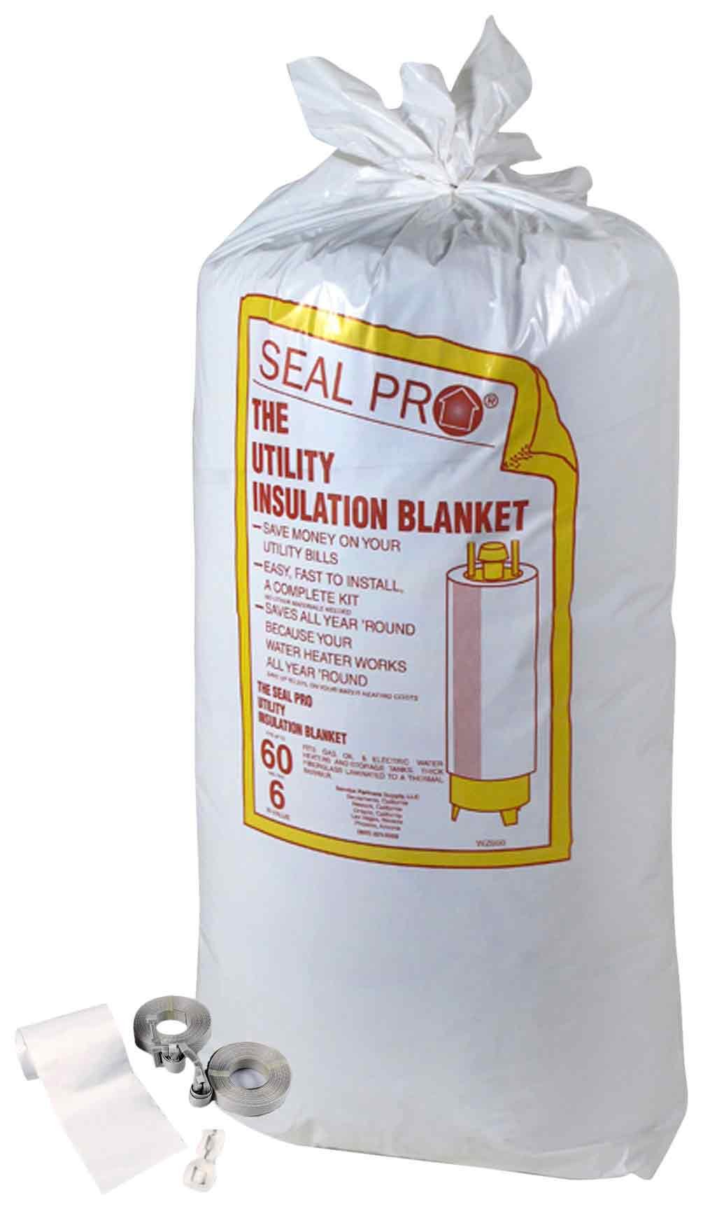 Thermo Guard WZ660 Seal Pro Water Heater Insulation Blanket, Fits Up To