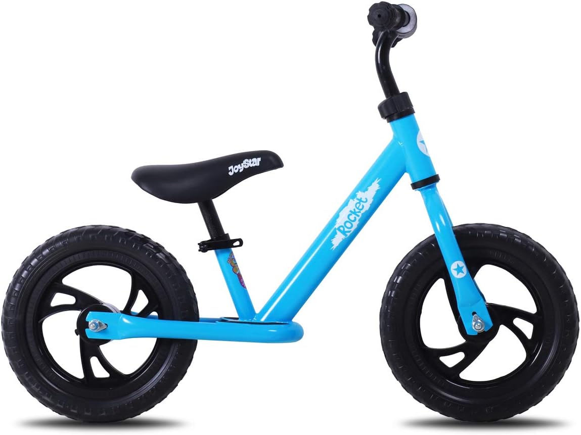 JOYSTAR 12/14 Inch Lightweight Kids Balance Bike for 2 3 4 5 6 Years Old Toddlers, Kids Push Bikes, Glider Bike with Footrest and Handlebar Pads: Sports & Outdoors