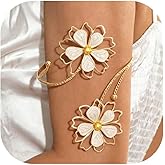 72ore Gold Arm Cuff for Women Flower Design Cuff Bracelet Jewelry Gifts for Women Trendy