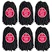Spring Twist Hair 8 Inch Spring Twist Crochet Hair 6 Packs Spring Twist Braiding Hair For Butterfly Locs Soft Locs Low Temperature Synthetic Fiber Fluffy Hair Extensions (8 Inch,1#)