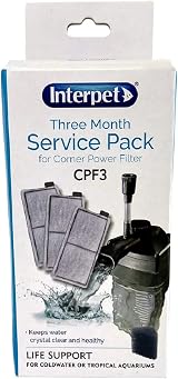 Interpet CPF3 Internal Corner Power Filter 3 Month Service Pack view 2