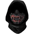 Guayma Airsoft Half Face Skull Masks Tactical Face Protection Mesh Mask for Halloween Cosplay Paintball CS Games