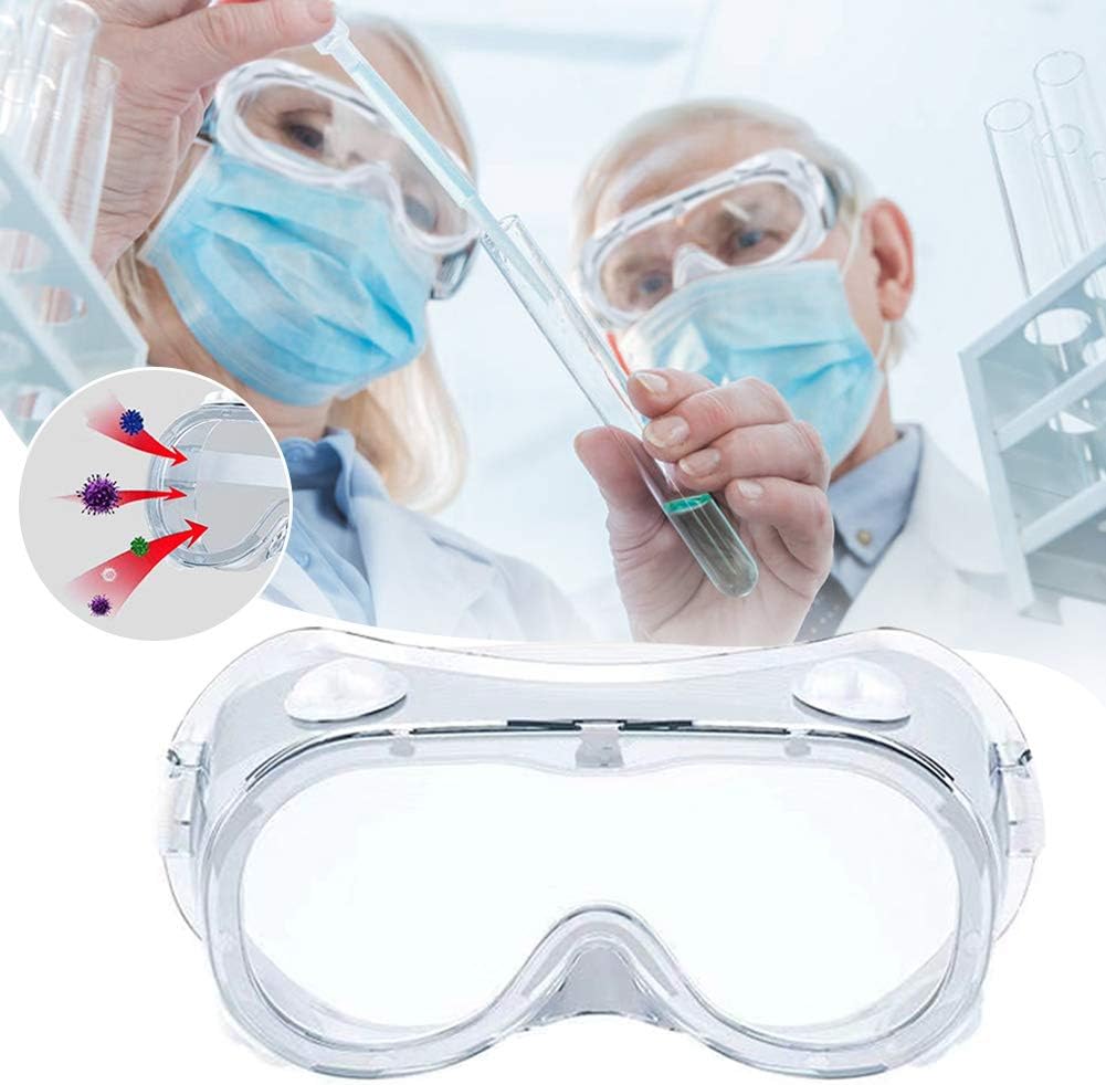 QINGKONG 1PC Protective Safety Goggle Disposable Indirect Vent Anti-Fog Medical Splash Goggles Flexible Soft Direct Vent