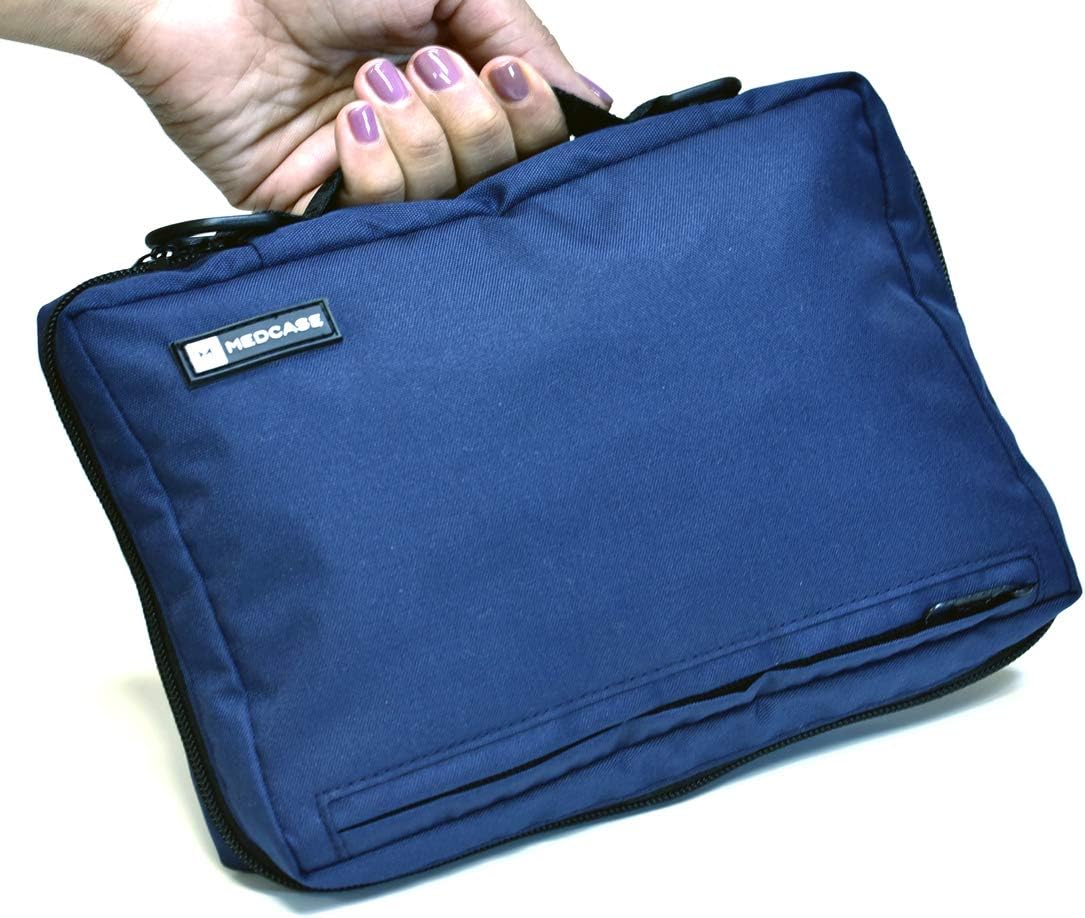 Diabetes Cases & Organizers Diabetic Organizer Insulated Insulin Cooler Insulin Cooling Case Insulin Cooler Travel Case W/O Icepack Insulin Carrying Case Diabetes Kit Diabetic Case (Navy): Health & Personal Care