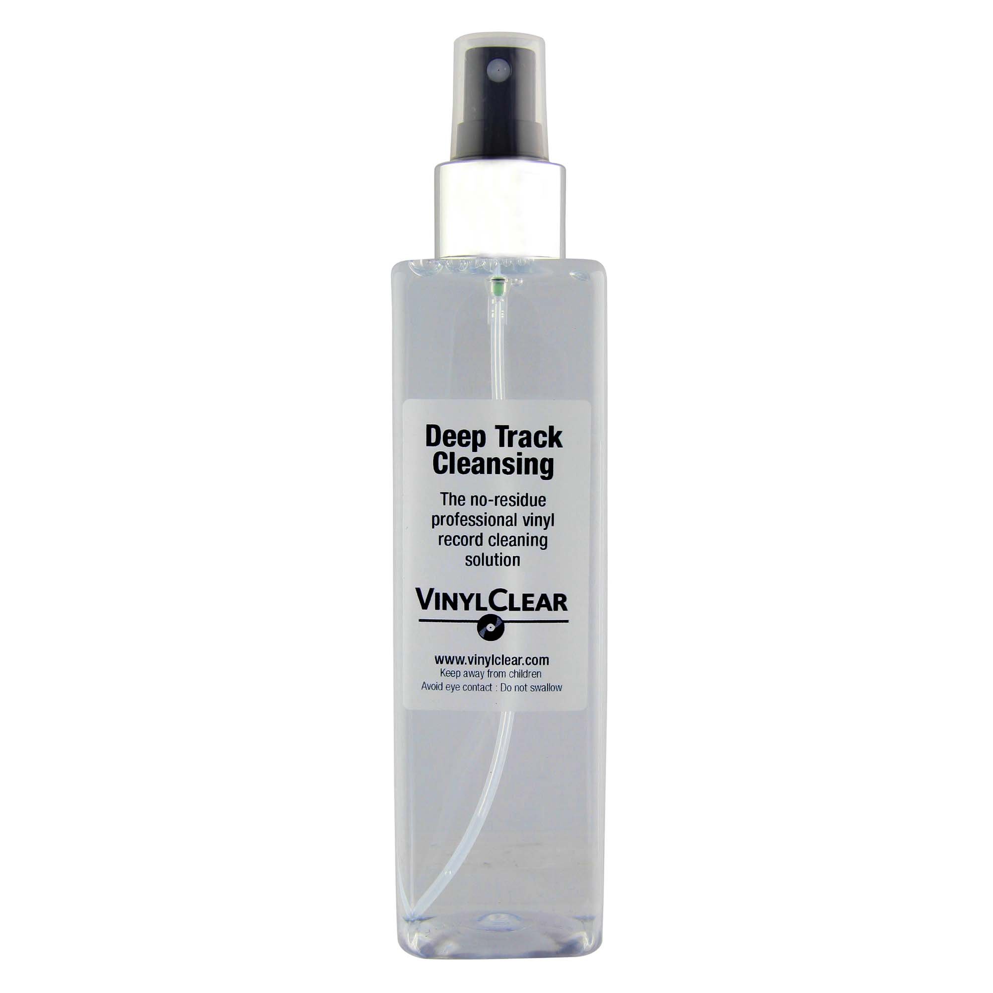 The Professional LP Record Solution : Antistatic Vinyl Record Restoration Cleaner Fluid. Large 250ml Bottle with Atomiser Spray