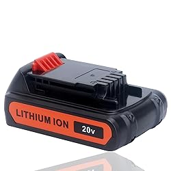 Tulepowceeng 2 Pack 20V 4.0Ah Lithium Replacement