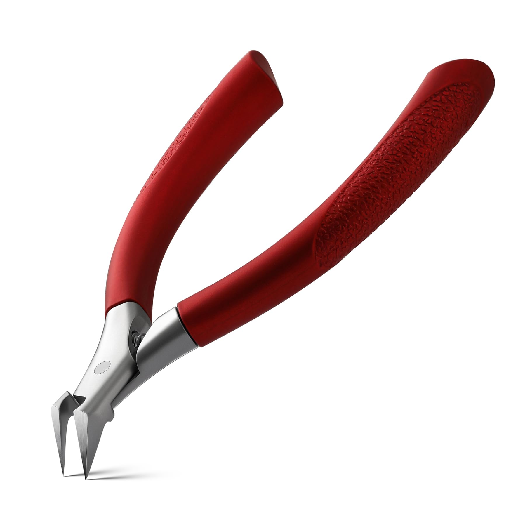Photo 1 of BEZOX Toenail Clippers for Ingrown Toenail Prevention, Straight Blade Podiatrist Nail Clipper for Thick Nails, Ergonomic Finger Nails Scissor for Adults, Seniors, Men and Women - Red