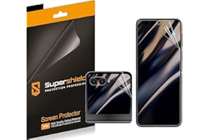Supershieldz 2 Pack Screen Protector Designed for Motorola Razr+ / Plus (2023) (2 Main Screen & 2 Front Screens), HD Clear Pr