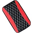 Ajxn 1 PC Car Center Console Cover, 12.59x7.48In Leather Armrest Cover Center Console Pad, Waterproof Car Armrest Seat Box Cover, Car Interior Accessories for Most Vehicle, SUV, Truck, Car (Red)