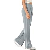 ODODOS Women's Modal Soft Mini Flared Pants with Pockets High Waist Pull-On Casual Lounge Pants-29/31" Inseam