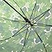 Remedios Automatic Open Transparent Clear Leaf Bubble Dome Rain Umbrella