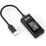 YOJOCK USB C Tester Power Meter 4-30V 0-6.5A Digital Multimeter, Type C Voltage and Current Tester Meter, Power Capacity, Wor
