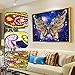 DIY 5D Diamond Painting Kit, Cross Stitch Crystal Embroidery Rhinestones Craft 5D Drilled Resin Diamond Painting by Number Kits (Butterfly)
