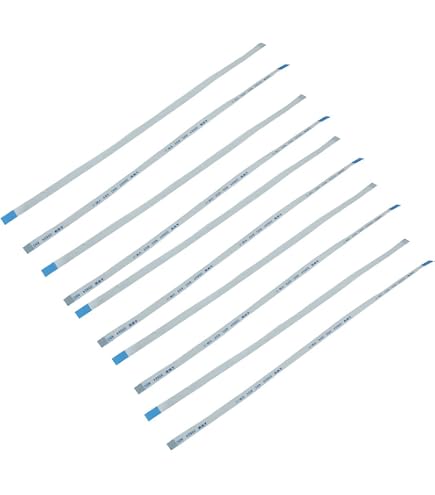 Lot De 10 Câbles Plats FFC 0.5mm 24 Pins 200mm - Uxcell - Flexible Et Neuf