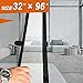 MAGZO Magnetic Screen Door Fit Door Size 32 x 96 Inch, Screen Size 34