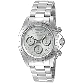 Invicta Men's 14381 Speedway Chronograph Silver Dial Stainless Steel Watch