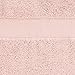 Amazon Brand – Pinzon Organic Cotton Bath Sheet Towel, Set of 2, Blush Peach/Pink