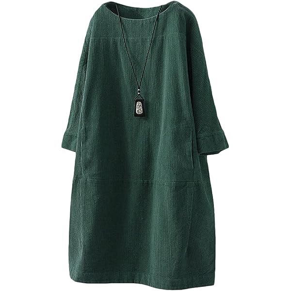 Rfecccy Women's Faith Oversized Baggy T-Shirt Dress - Loose Midi Dress With Pockets, Cotton - View #2