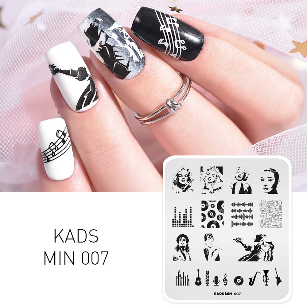KADS Nail Art Manicure Edge Trimmer Nail Cutter Tool Nail Gel Easy French Smile Line Nail Acrylic Tool with 11 Sizes : Beauty