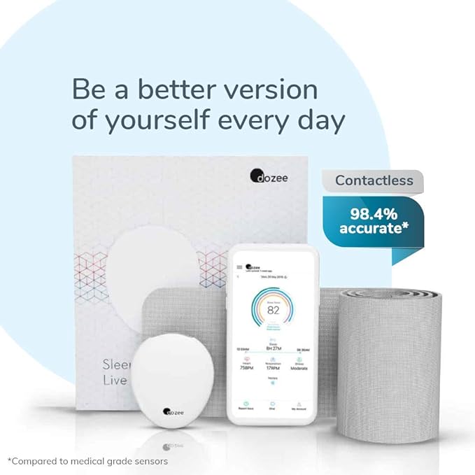 Dozee - India&rsquo;s 1st Contactless Health companion for stress management, better sleep, heart &amp; respiratory health monitoring.