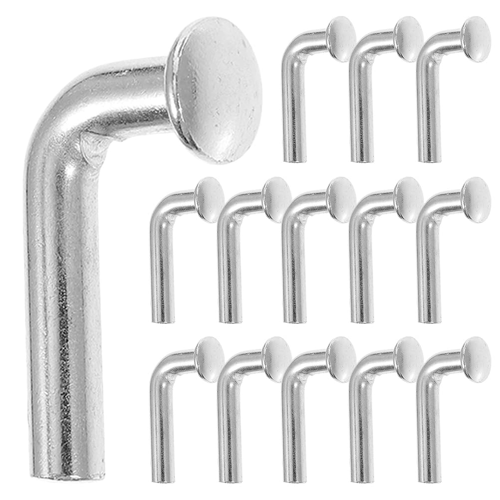 ULTECHNOVO Heavy Duty Pallet Rack Drop Pins 35Pcs Safety Locking Pins L-Shaped Galvanized Steel Rack Accessories for Secure Warehouse Storage