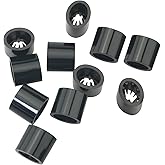 MEETOOT 100PCS One Way Sliding Wrist Strap Locking Buckle 10.05x12x9mm Disposable Pull Wrist for Festivals, Music Shows, Sporting Events, Health Checks - Plastic Barbed