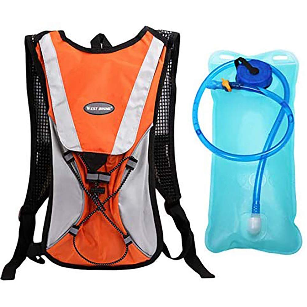 TOOLDO 2L Hydration Backpack with 2L Water Bladder Bicycle Bag for Outdoor Running Cycling Biking Hiking Climbing Sports Bag