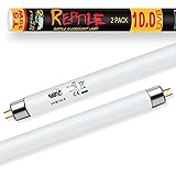 LUCKY HERP 2 Pack T5 UVB 10.0 Reptile Light