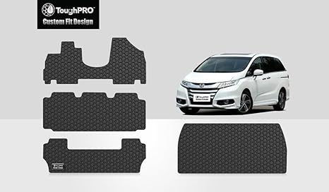 Toughpro Honda Odyssey Floor Mats Full Set Cargo Mat All