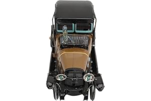 POENVFPO Clockwork Vintage Car Toy, Tinplate Handcrafted Retro Wind Up Car Toy with Clockwork Design, for Collection Gift Par