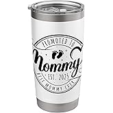 Promoted to Mommy Mama Est 2025 Soon to be Mom Mothers Day Stainless Steel Insulated Tumbler