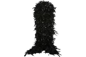 THARAHT Chandelle Feather Boa 19 Color-38g/55g100g 2Yard Dancing Wedding Party Halloween Costume Decoration Feathers boa