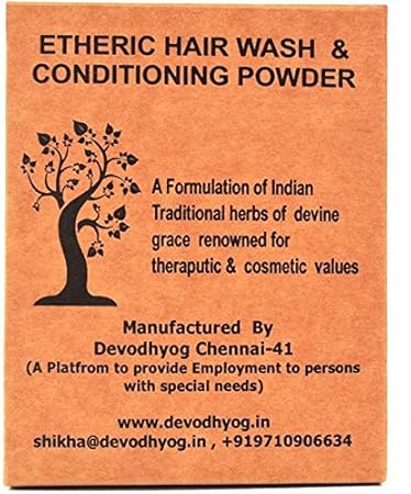 Etheric Herbal Hair Wash & Conditioner for Healthy Hair(100 gms)