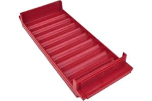 CAROUSEL CHECKS INC. Rolled Coin Plastic Storage Tray, Pennies, Red (5 Trays)