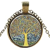 Usstore Women antasy Nebula Image Design Antique Bronze Long Chain Necklace Alloy Jewelry Gift