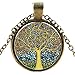 Usstore Women antasy Nebula Image Design Antique Bronze Long Chain Necklace Alloy Jewelry Gift