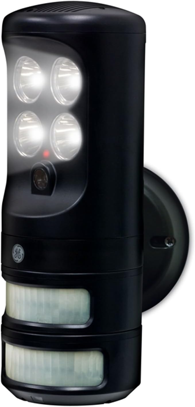 GE MotionTracking LED Security Spotlight Smart Track Technology