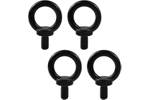 Antrader M10 Lifting Eye Bolts,4Pcs Stainless Steel Machinery Shoulder Lifting Eye Bolt