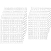 Xthrotsenk 10 Sheet Foam Dots Double-Sided 1000 Pcs Round Adhesive 3D Craft Foam Tape for Scrapbooking Mini Foam Stickers for