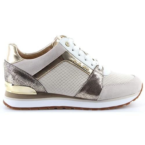 michael kors billie trainer gold