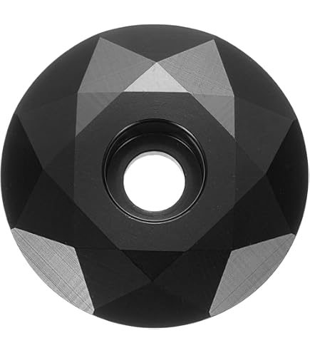 Capuchon De Potence Vélo 31.8 Mm - Alliage Aluminium, Boulon M6, Motif Flocon De Neige - Pour VTT, Route - Rose