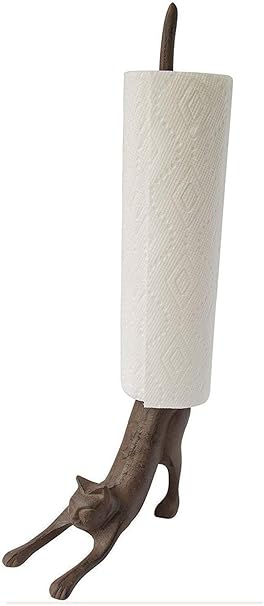 cat toilet paper holder