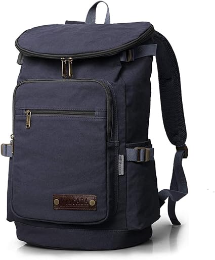 canvas backpack with laptop compartment