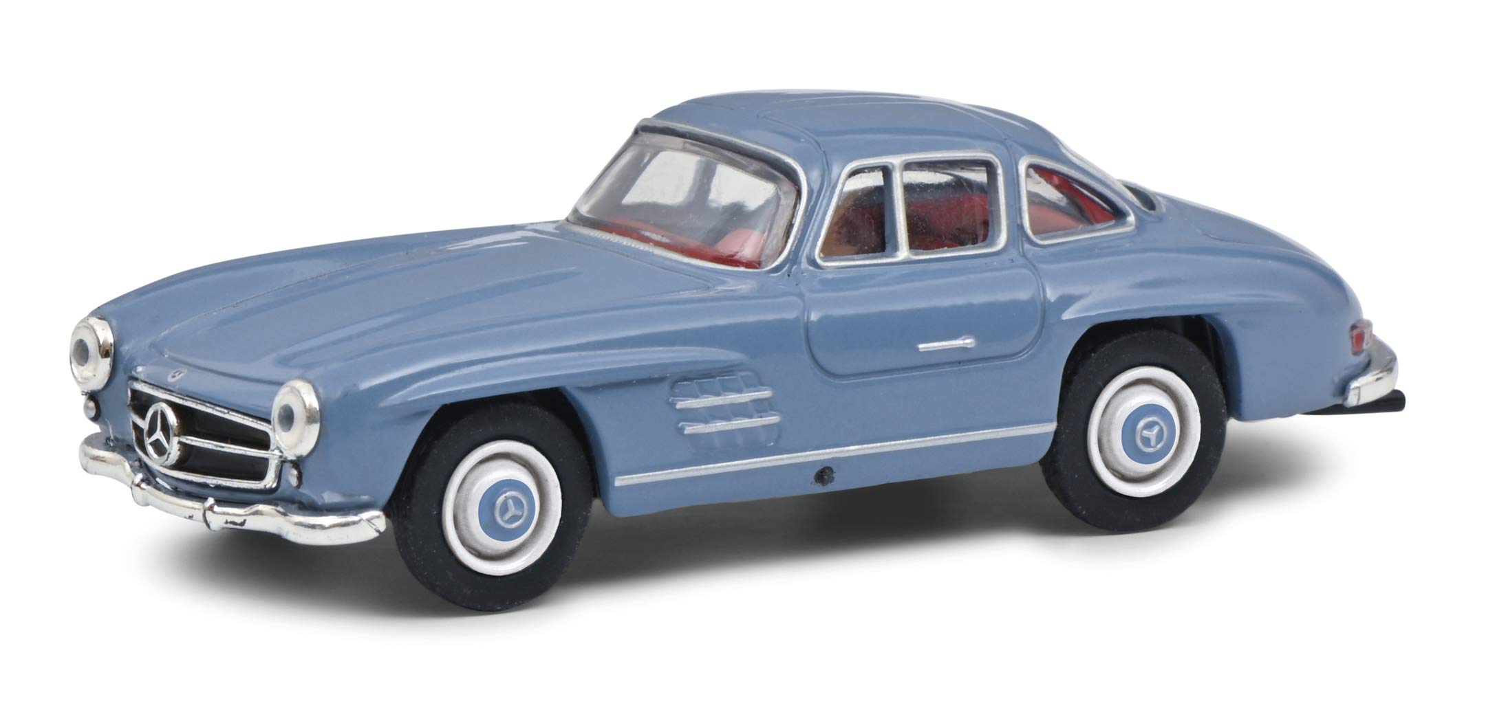 Schuco 452027600 Mercedes Benz 300 SL Double Doors Model Car 1:64 Scale Blue