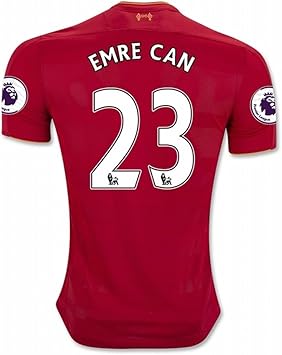 Amazon Co Jp 新しいシーズンno 23エムレ カンリバプール16 17ホームサッカージャージーレッド Us サイズ S カラー レッド 服 ファッション小物