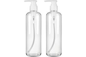 Max Water Plastic Dispenser Pump Bottle Empty Refillable Clear Portable Travel Size Leak Proof Reusable Container Lotion Hand