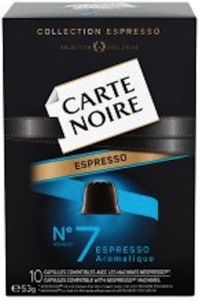 Carte Noire No.7 Espresso Coffee Pods 10 Servings (53g) PLUS Carte Noire No.9 Espresso Coffee Pods 10 Servings (53g)