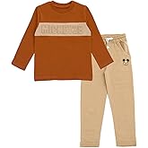 Disney Cars Mickey Mouse T-Shirt and French Terry Pants Outfit Set Infant to Big Kid Sizes (18 Months - 10-12)