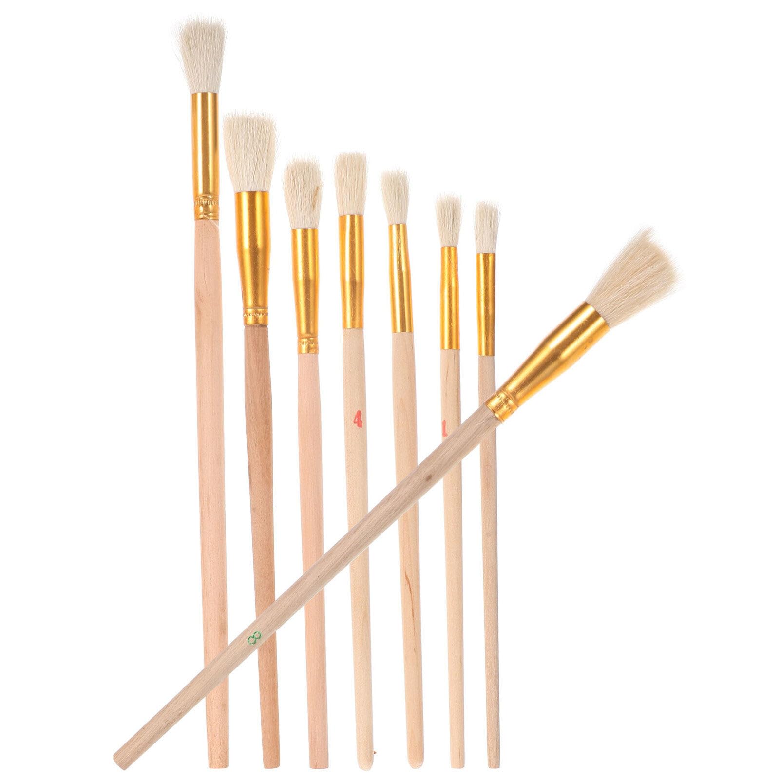 Cabilock 8PCS Plant Pollinator Succulent Pollination Tool Pollination Brush Manual Pollinator Succulent Cleaning Brush